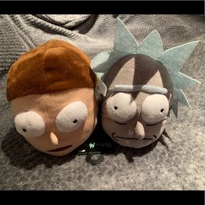 Rick & Morty Plush Slippers - Sz Small